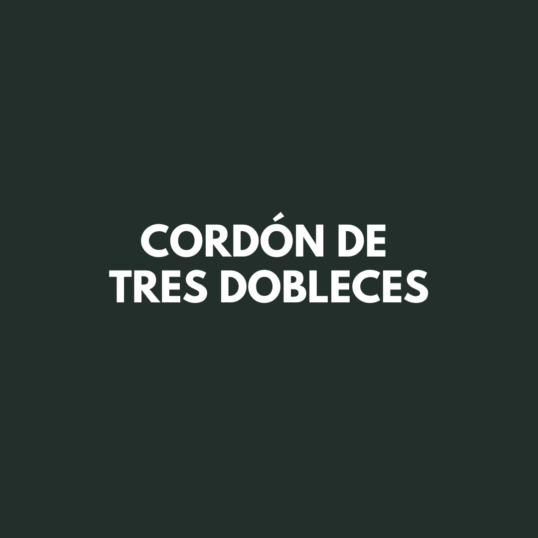 Cordon de Tres Dobleces